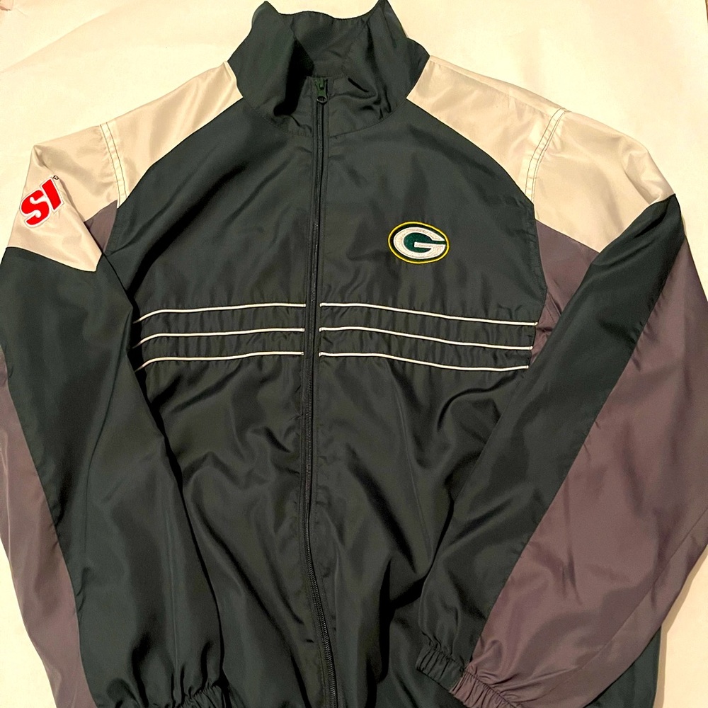 🤍 Green Bay Packers Coach Jacket 💚